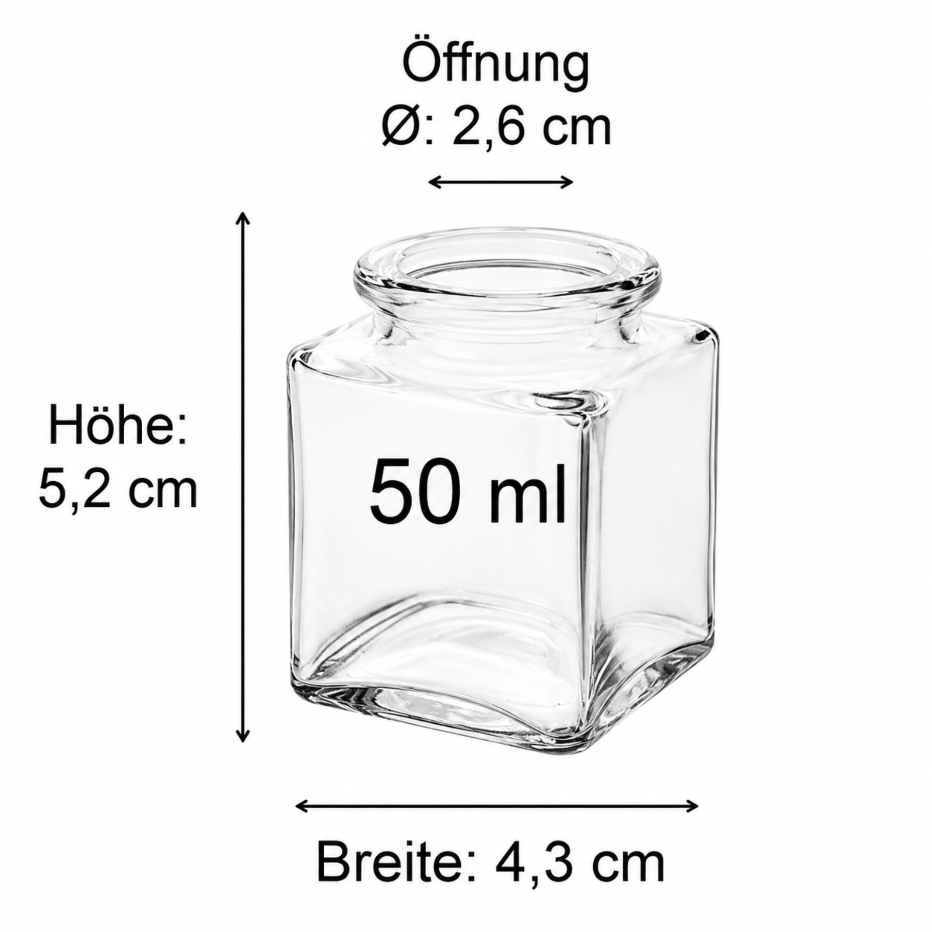 Produktbild von 3er Set Gläsern mit Maßen, ideal für Küche und Haushalt. Hochwertige, transparente Glasbehälter mit Deckel, perfekt für das Aufbewahren von Lebensmitteln oder Flüssigkeiten. Klarer und eleganter Stil, geeignet für modernes und klassisches