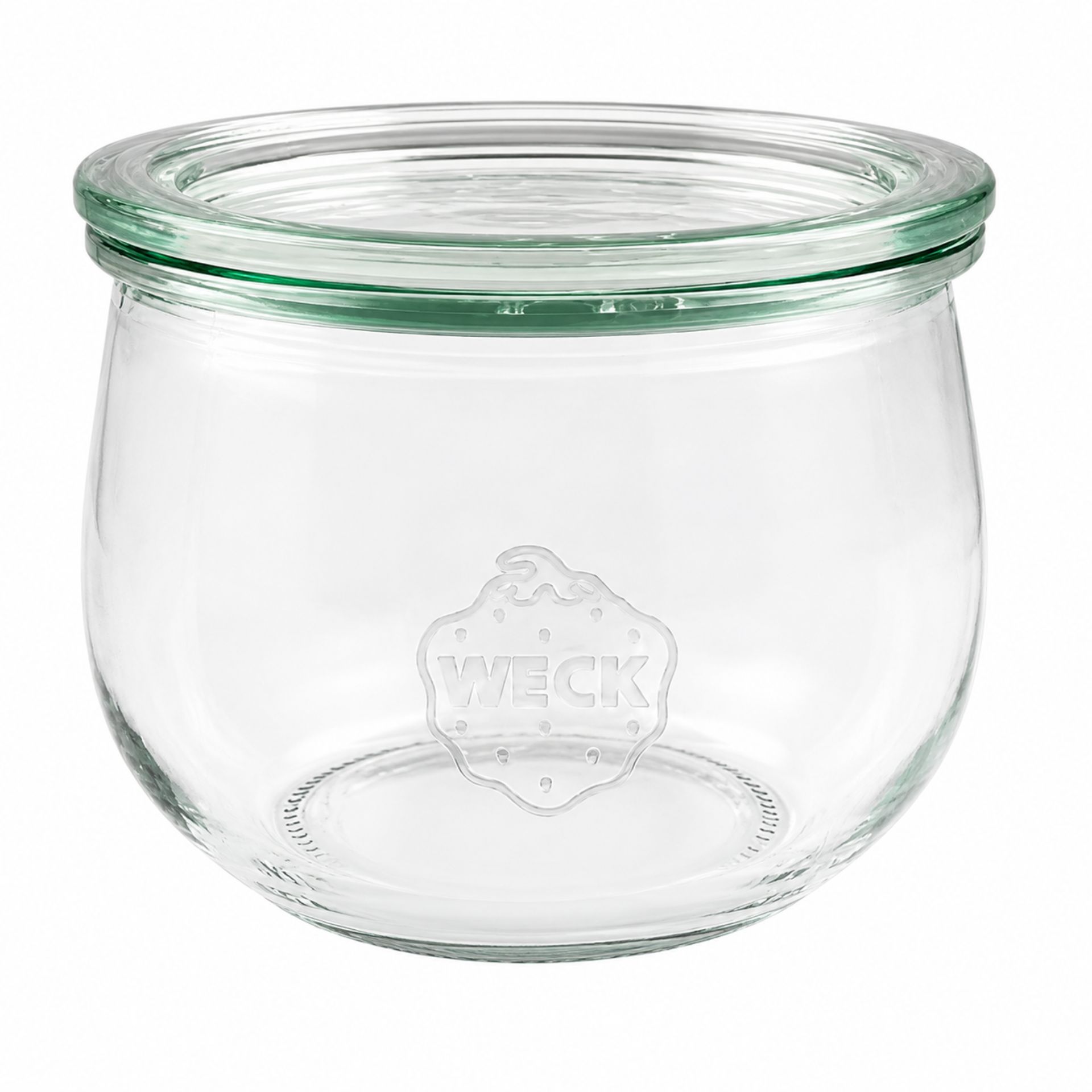 WECK Tulpenglas  580 ml Rundrandglas mit Deckel