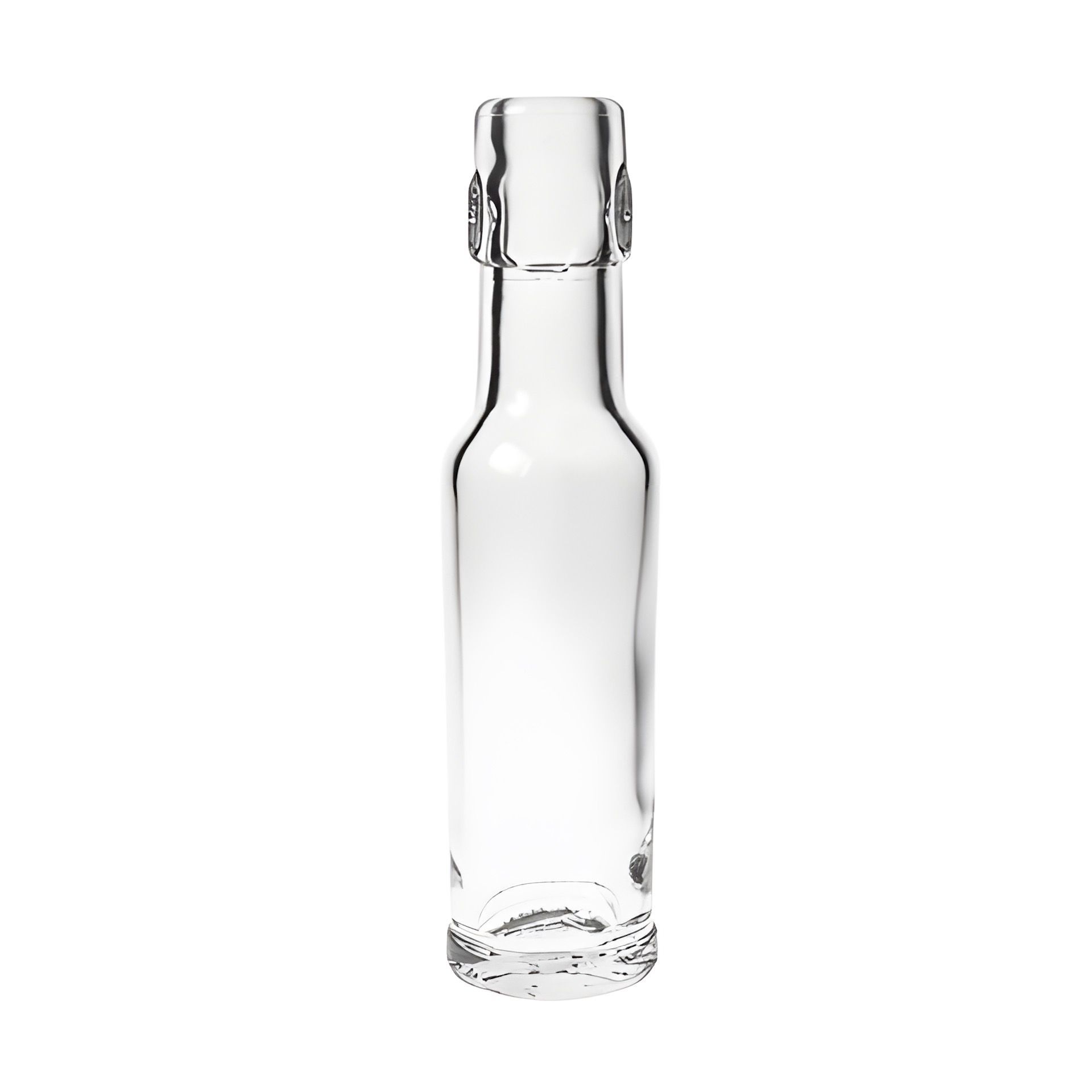 Bügelverschlussflasche 100 ml schlanke Form Glasflasche