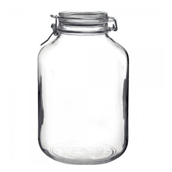 Bormioli Fido 5 Liter Einmachglas Vorratsglas mit Bügelverschluss 