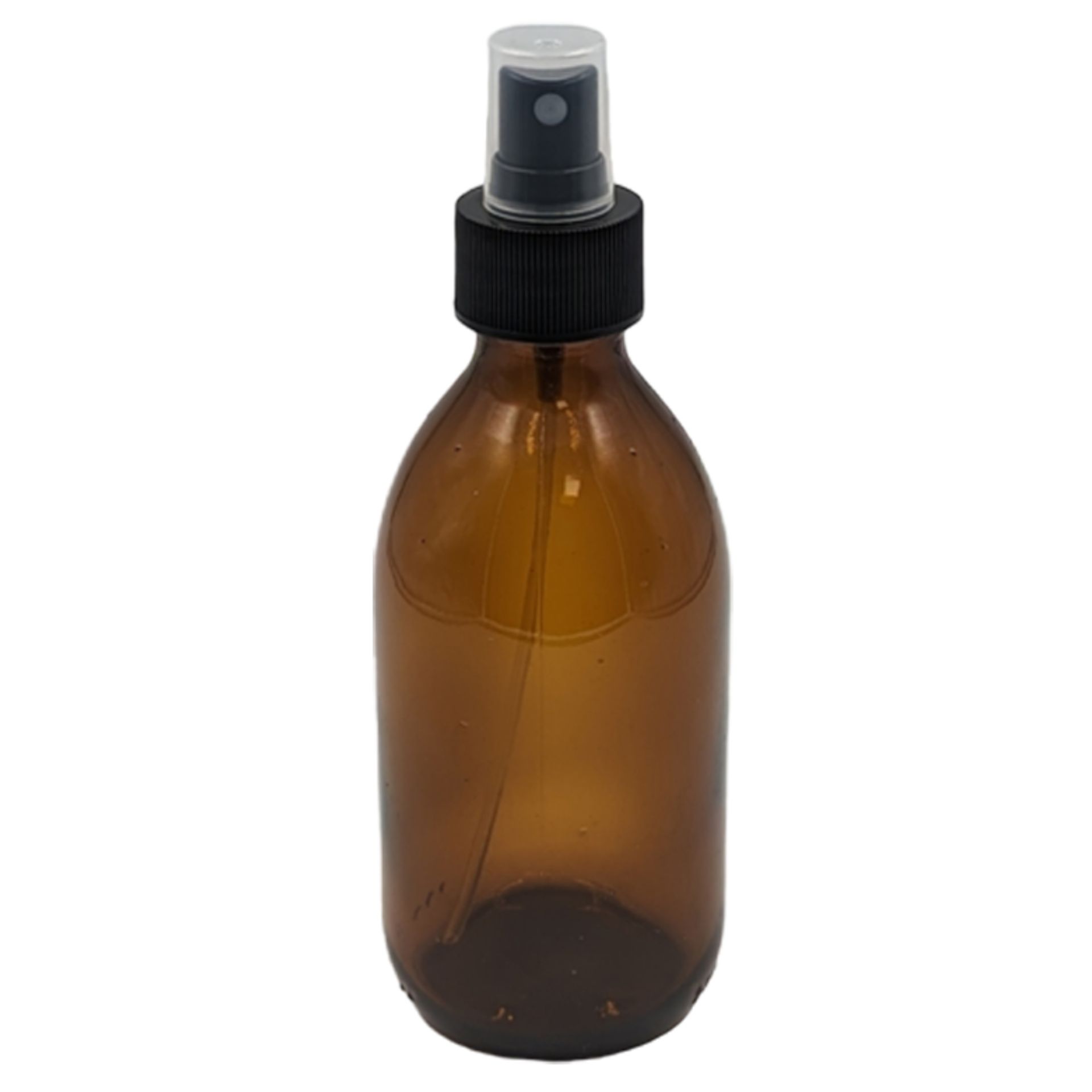 Sprühflasche  250 ml Glas braun mit Zerstäuber