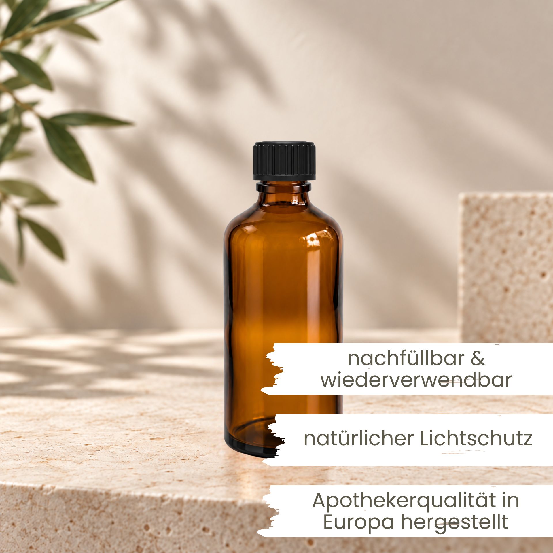 Apothekerflasche   50 ml braun