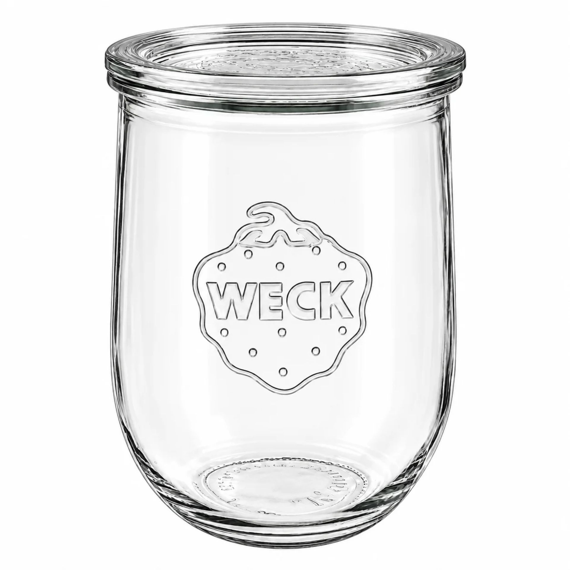 WECK Tulpenglas 1062 ml Rundrandglas mit Deckel