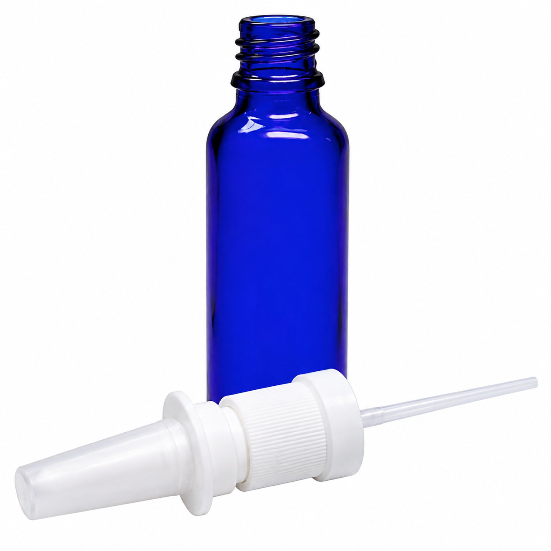 Sprühflasche    30 ml blau Nasensprayflasche