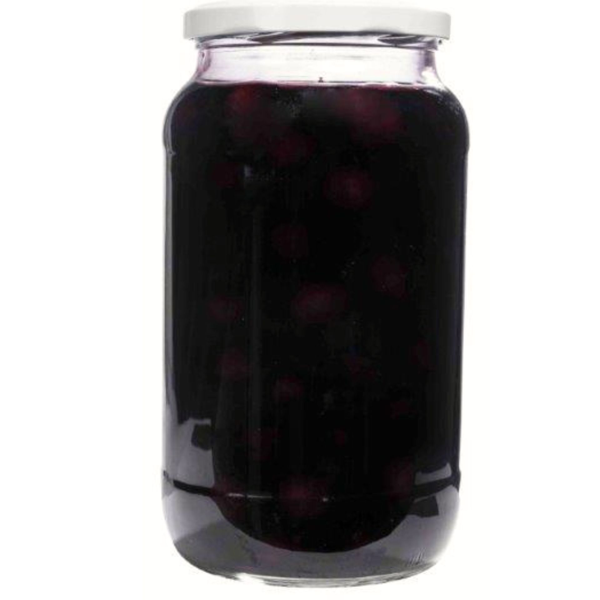 Sechs leere, durchsichtige Glasflaschen mit je 1062 ml Fassungsvermögen stehen nebeneinander auf weißem Hintergrund; alle Flaschen sind identisch geformt, zylindrisch mit schmalem Hals und ohne Verschluss.