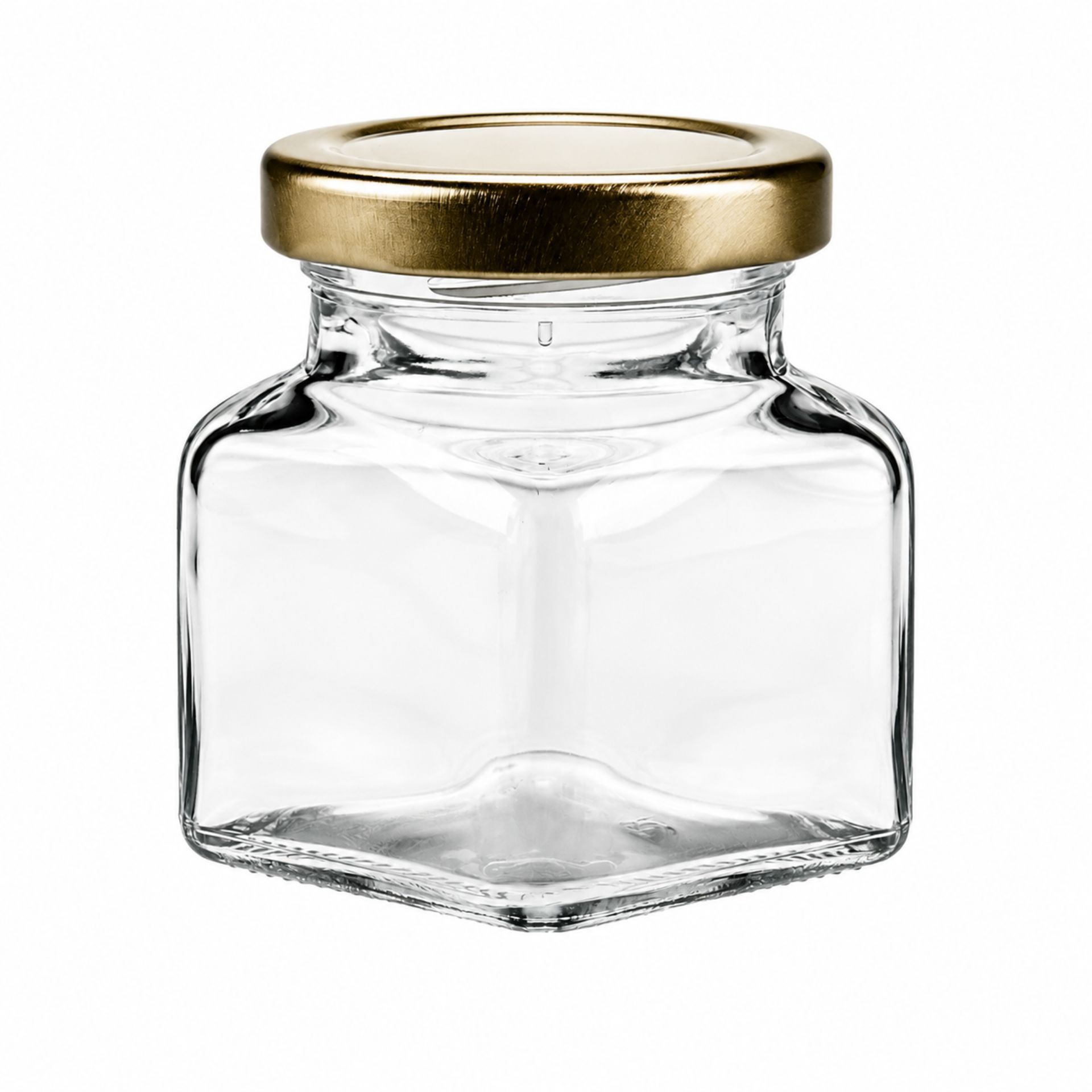 Einmachglas  120 ml Quadratglas