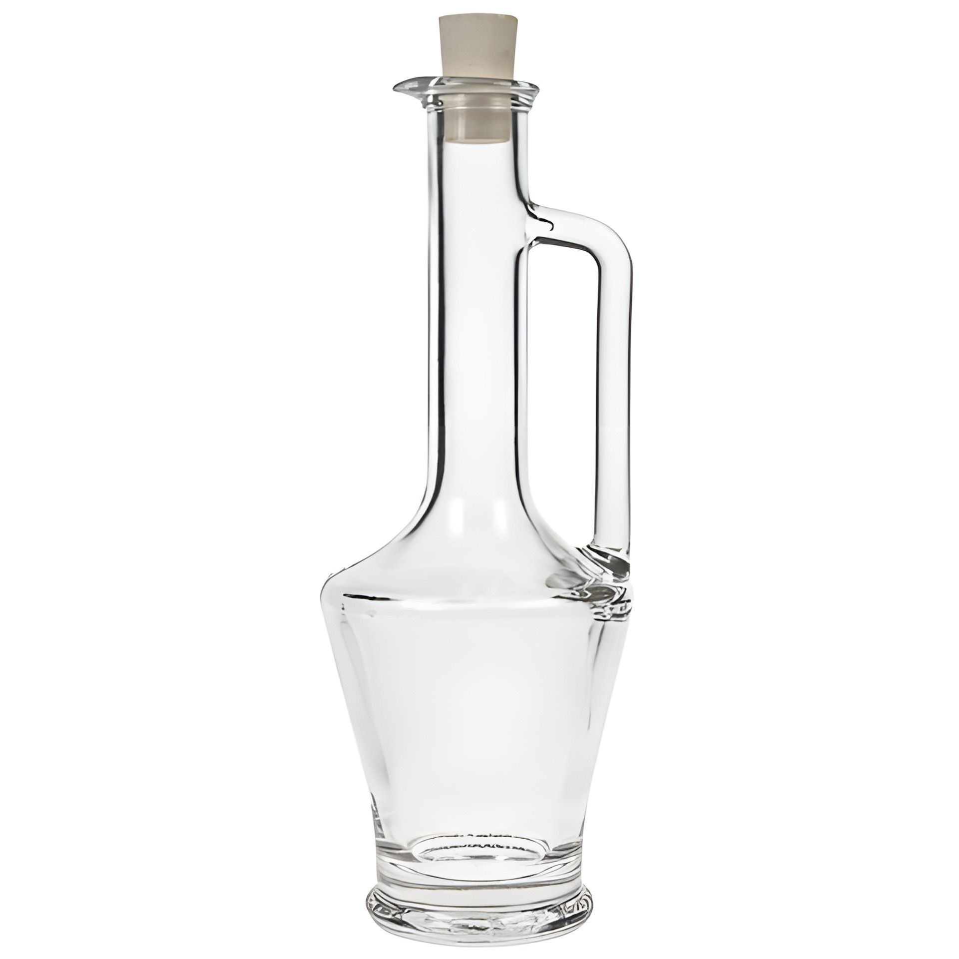 Glasflasche 250 ml Amphore mit Korken