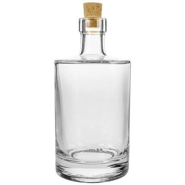 Glasflasche 500 ml mit dickem Boden und Korken