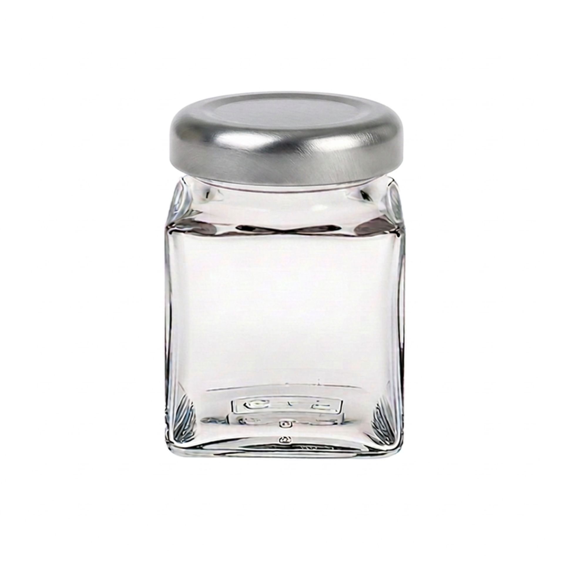 Einmachglas   50 ml Quadratglas