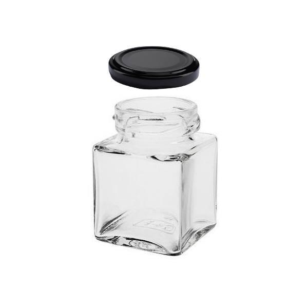 Einmachglas   50 ml Quadratglas
