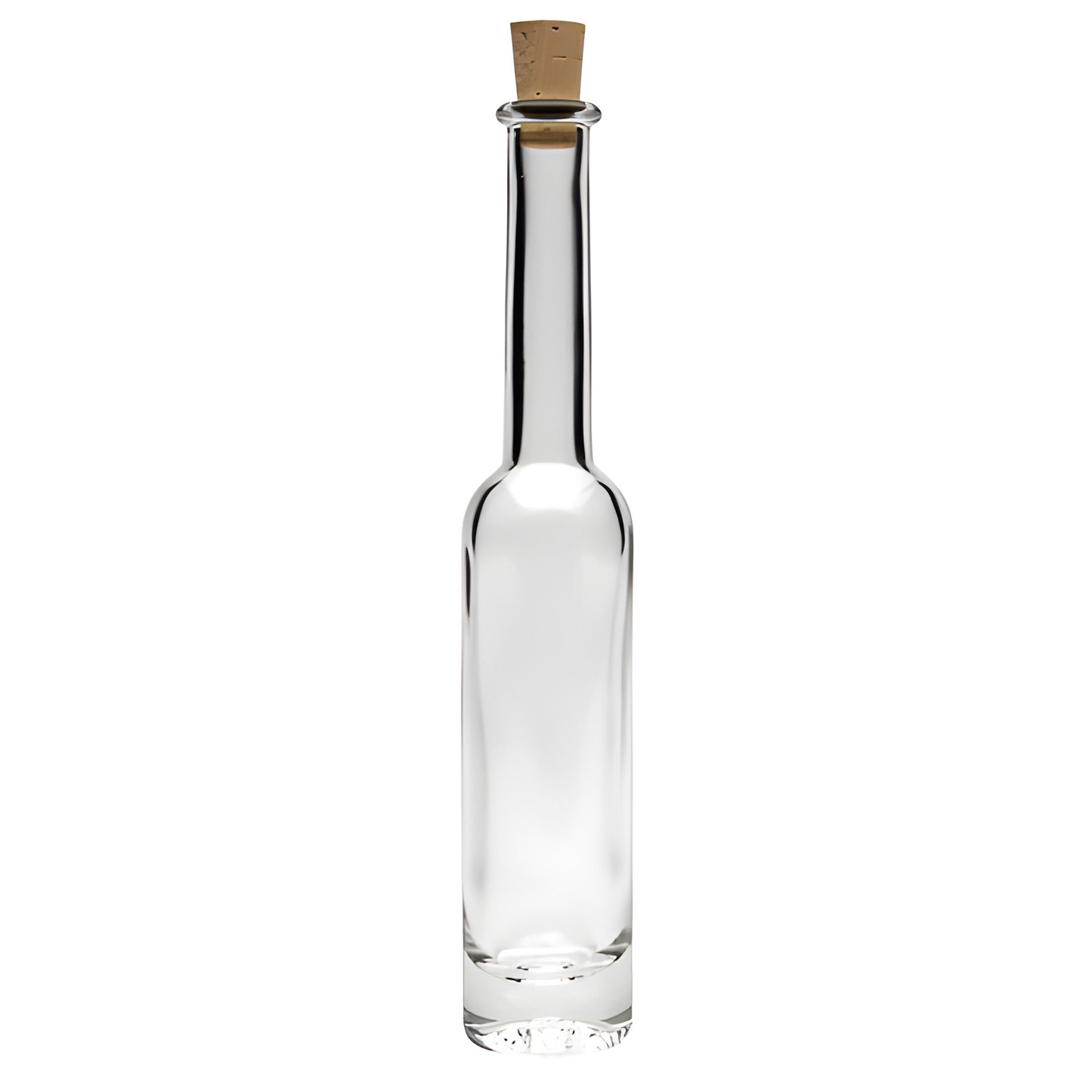 Glasflasche 40 ml Langhals mit Korken