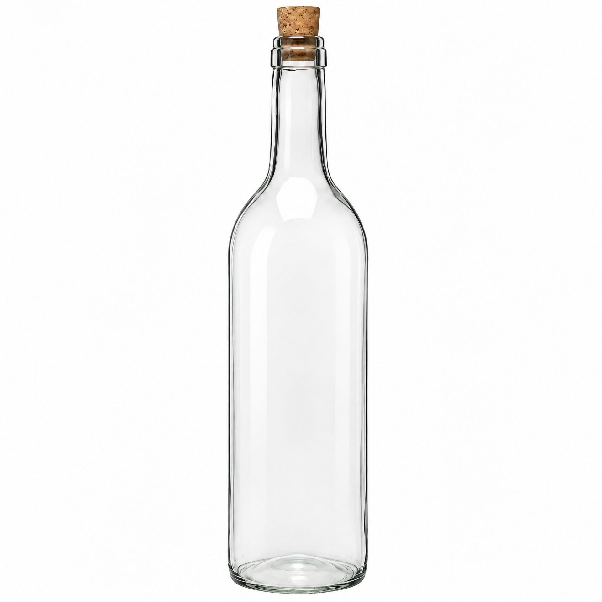 Glasflasche  750 ml Weinflasche mit Korken