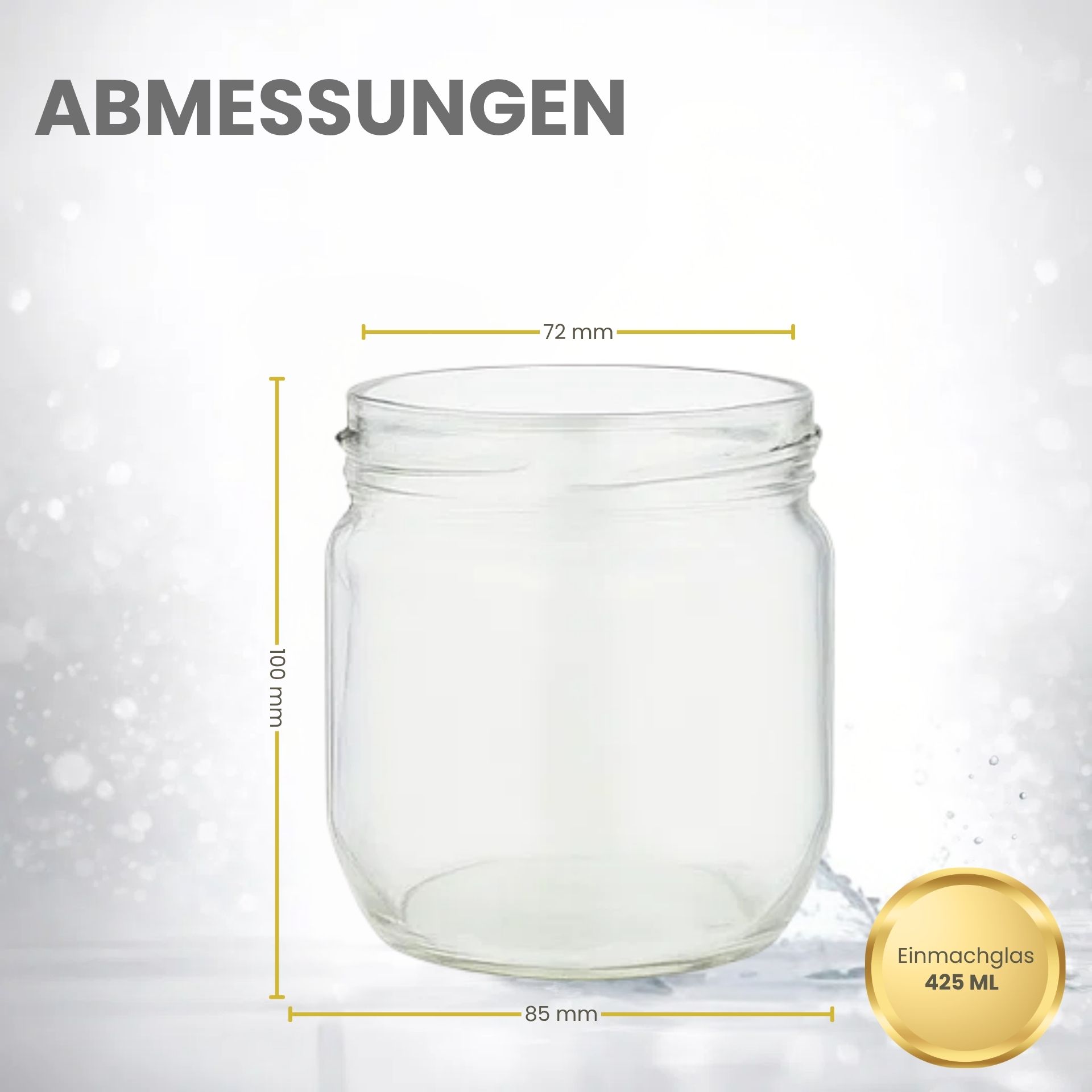 Einmachglas  425 ml Marmeladenglas