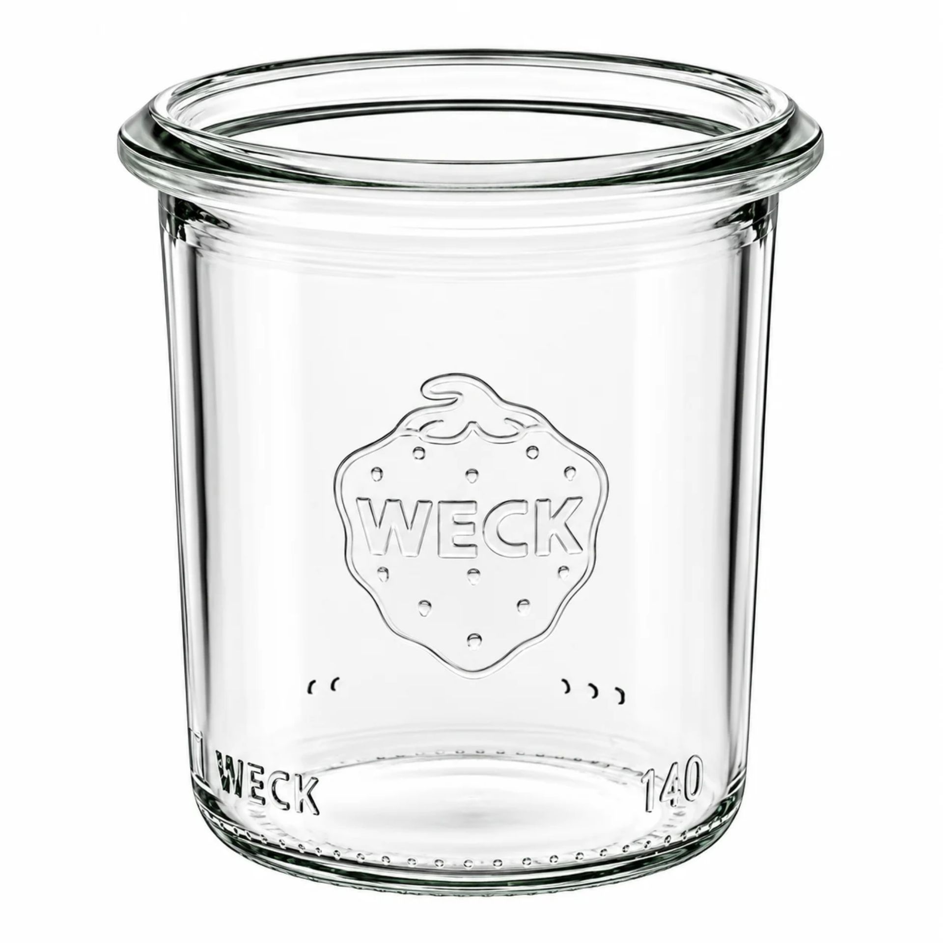 WECK Sturzglas  140 ml Einmachglas mit Deckel