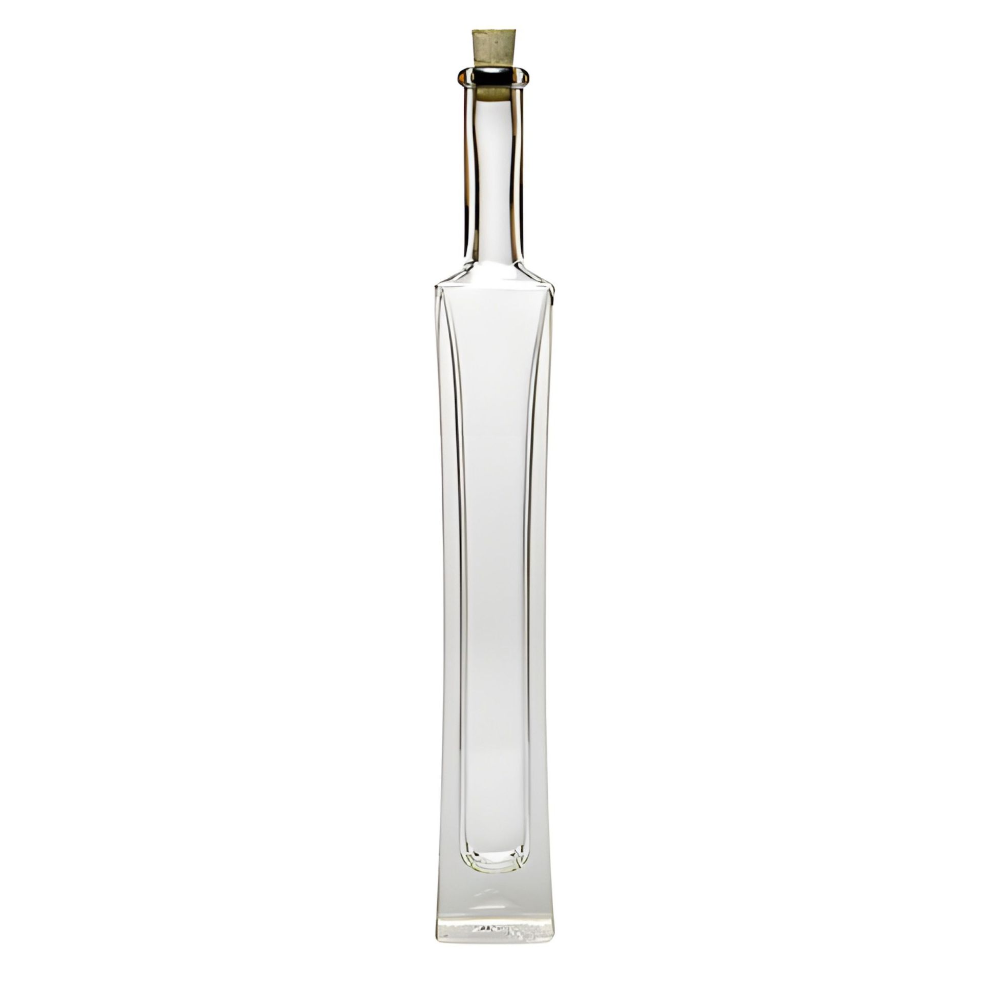 Glasflasche  100 ml Art Deco mit Korken