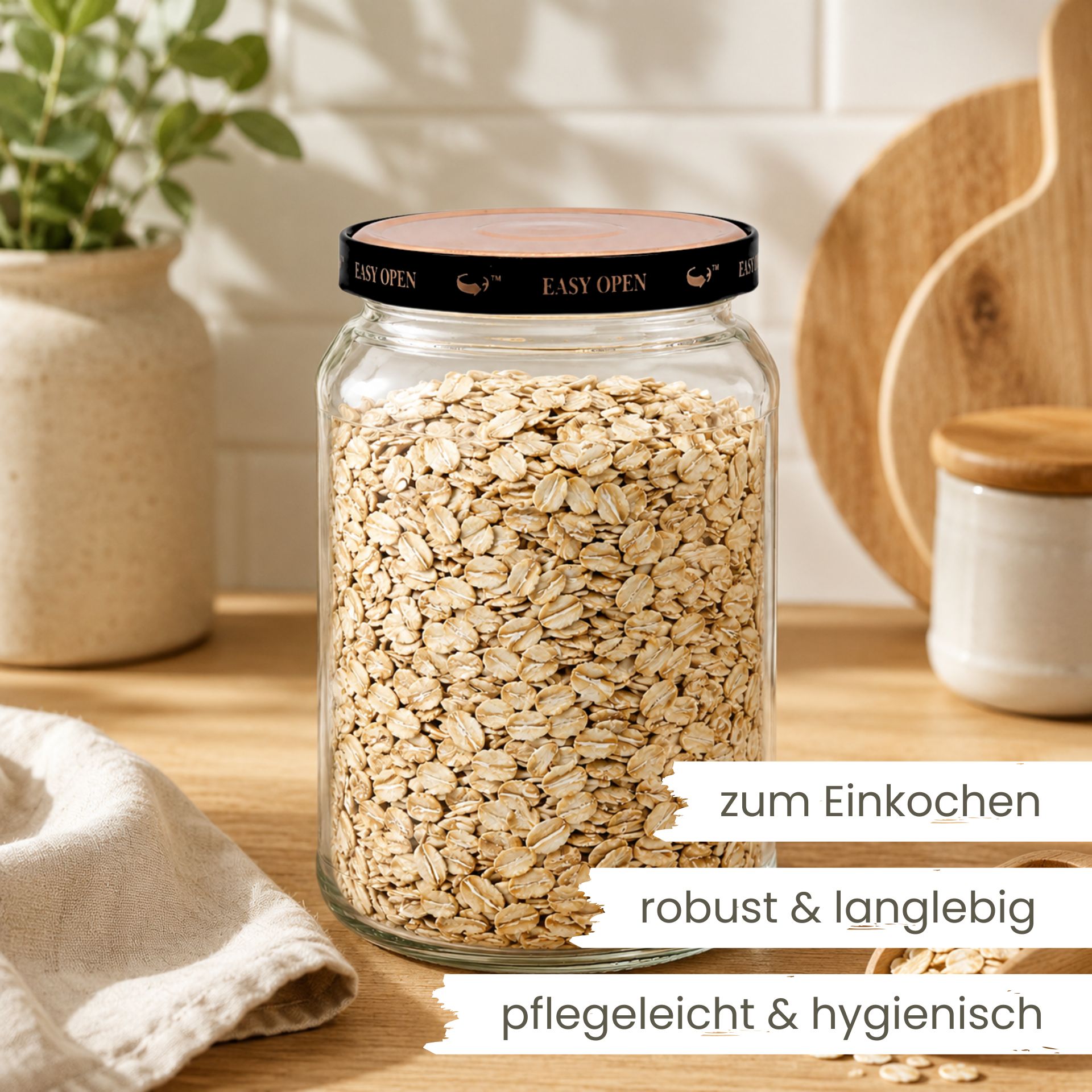 Einmachglas  850 ml Vorratsglas