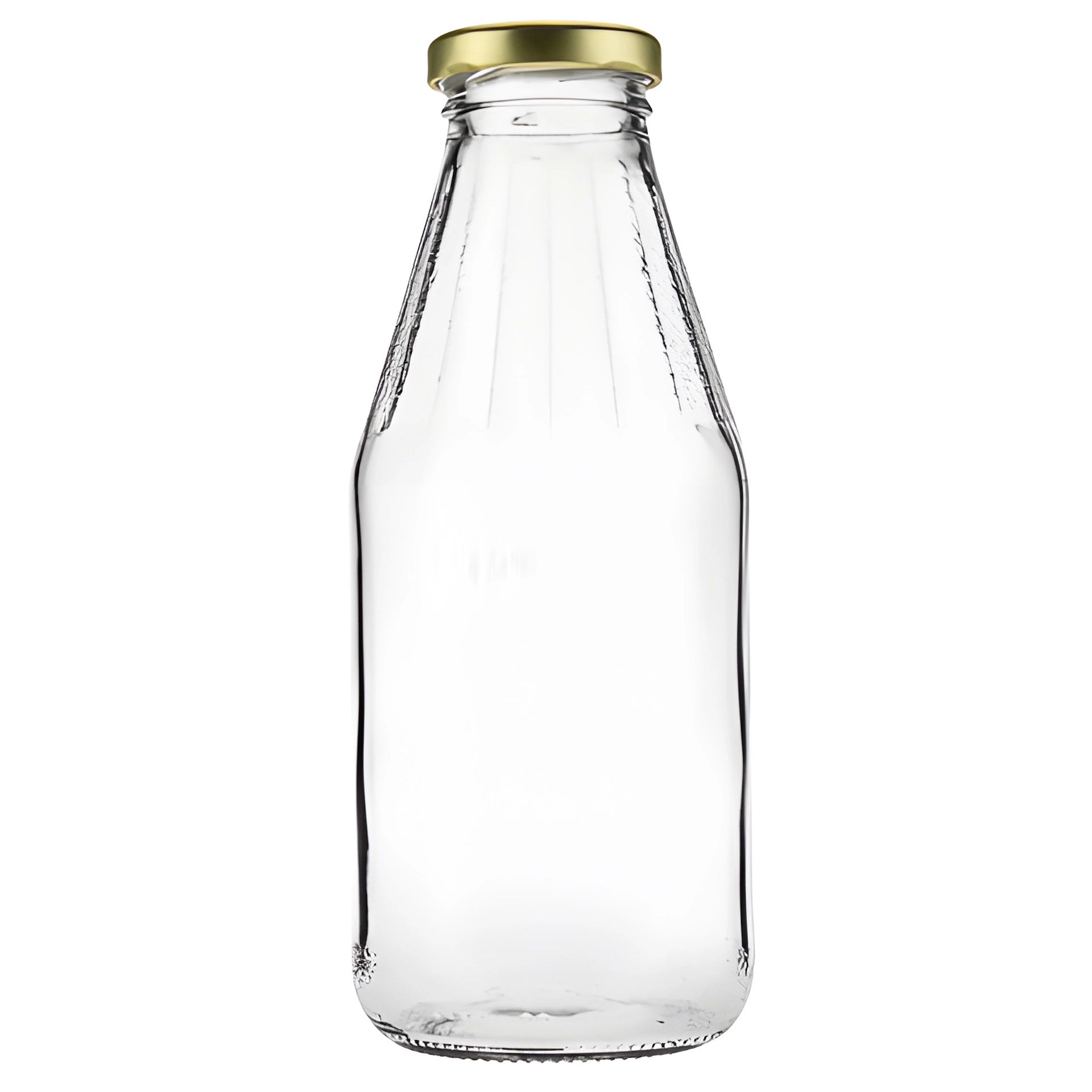 Glasflasche Milchflasche 500 ml Saftflasche Deckel