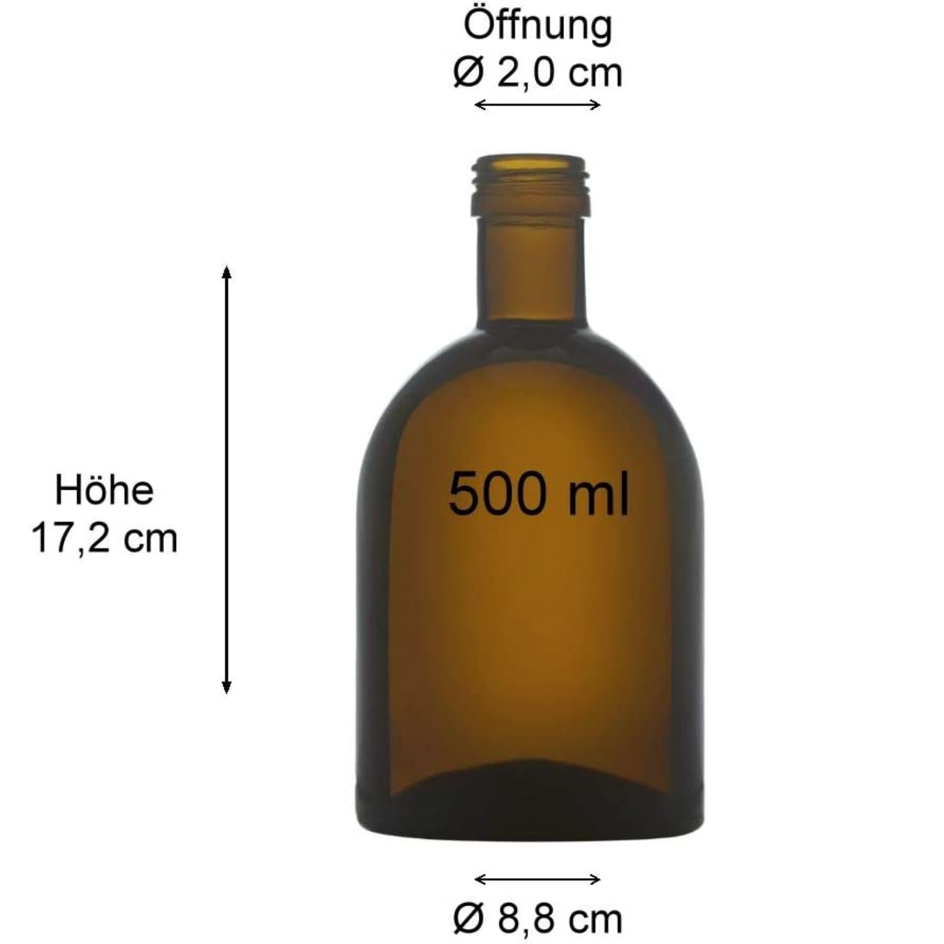Vie Kolb 501-1002 Mehrwegflaschen und Gläser Dosen im Verkauf 2023 Braune Glasflasche mit Kronkorken, stehend auf weißem Hintergrund; Vorderseite trägt ein Etikett mit der Aufschrift "Vie" und weiteren kleinen Texten und Grafikelementen.