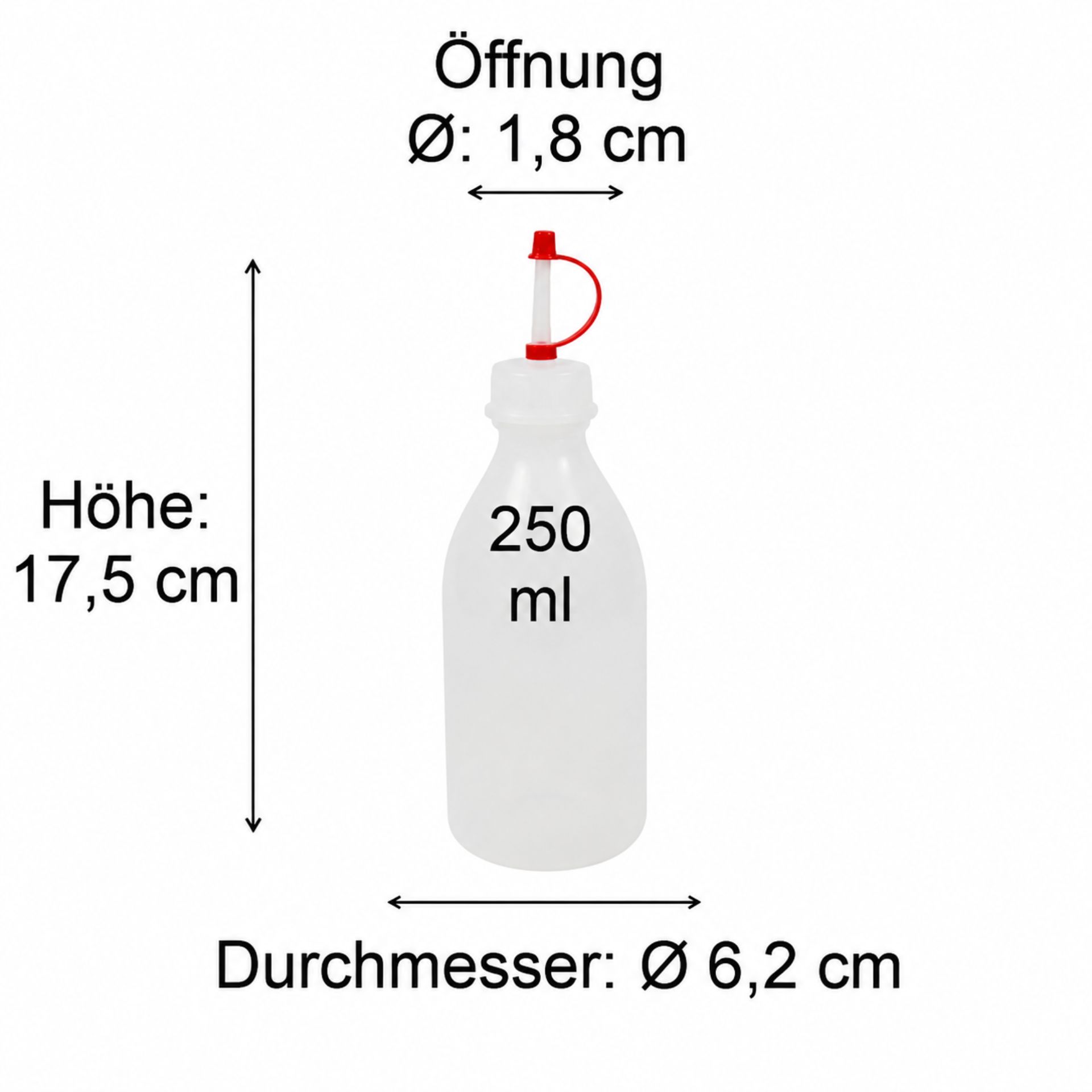 Abbildung einer maßgeschneiderten Verpackungslösung für Flaschen, Gläser und Dosen - Produktcode VI9103KH250 mit detaillierten Maßangaben zur optimalen Dimensionierung und Platznutzung.