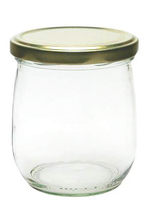 mikken Tulpenglas 415 ml Marmeladenglas Einmachglas mit Twist Off Deckel TO 82