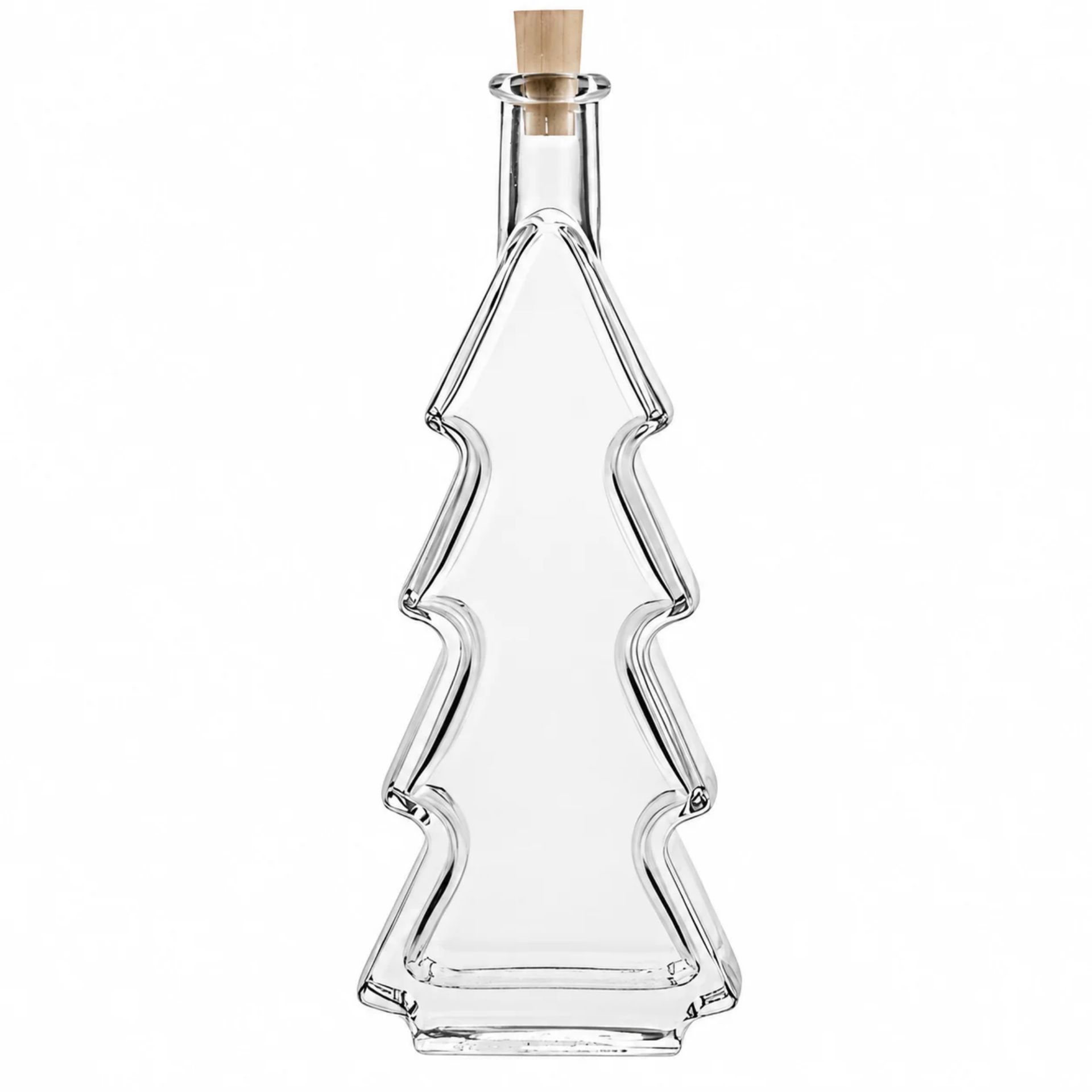 Glasflasche  100 ml Tannenbaum mit Korken