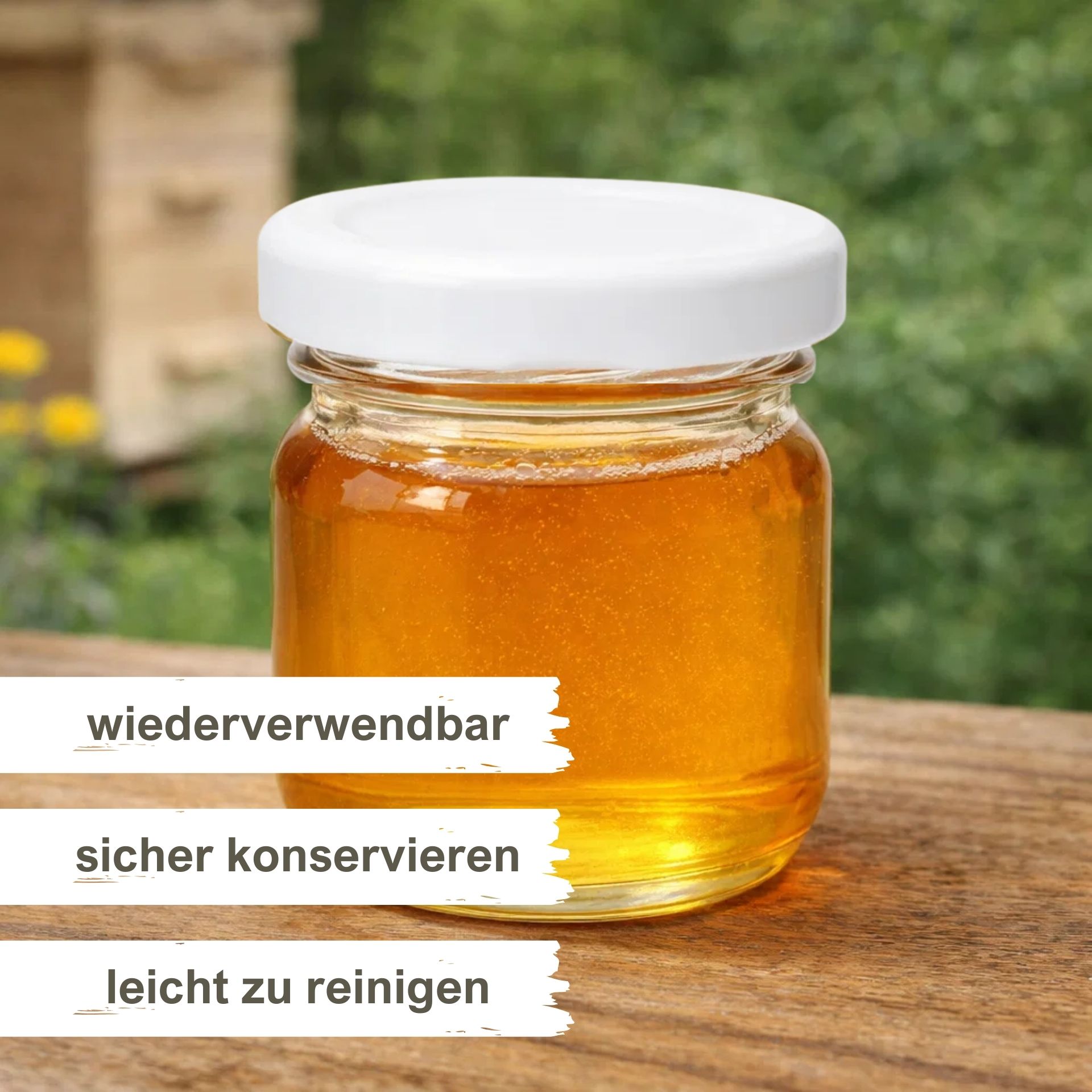 Einmachglas   37 ml Mini Rundglas