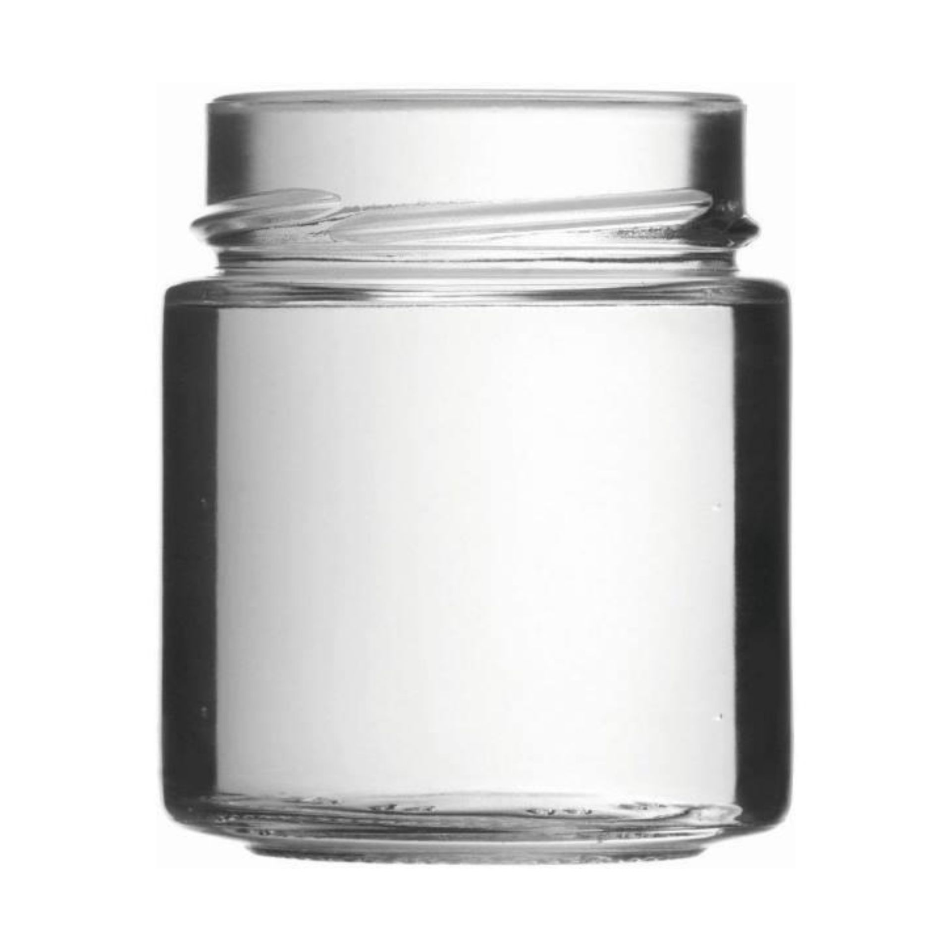 Die Abbildung zeigt eine Mikken Art Glasdose mit einem Fassungsvermögen von 150 ml. Die Glasdose ist mit einem blauen Deckel des Typs Blueseal (Modell 82434 VIFAC154ART-BS) ausgestattet. Ideal zur Aufbewahrung und Konservierung von Lebensmitteln.
