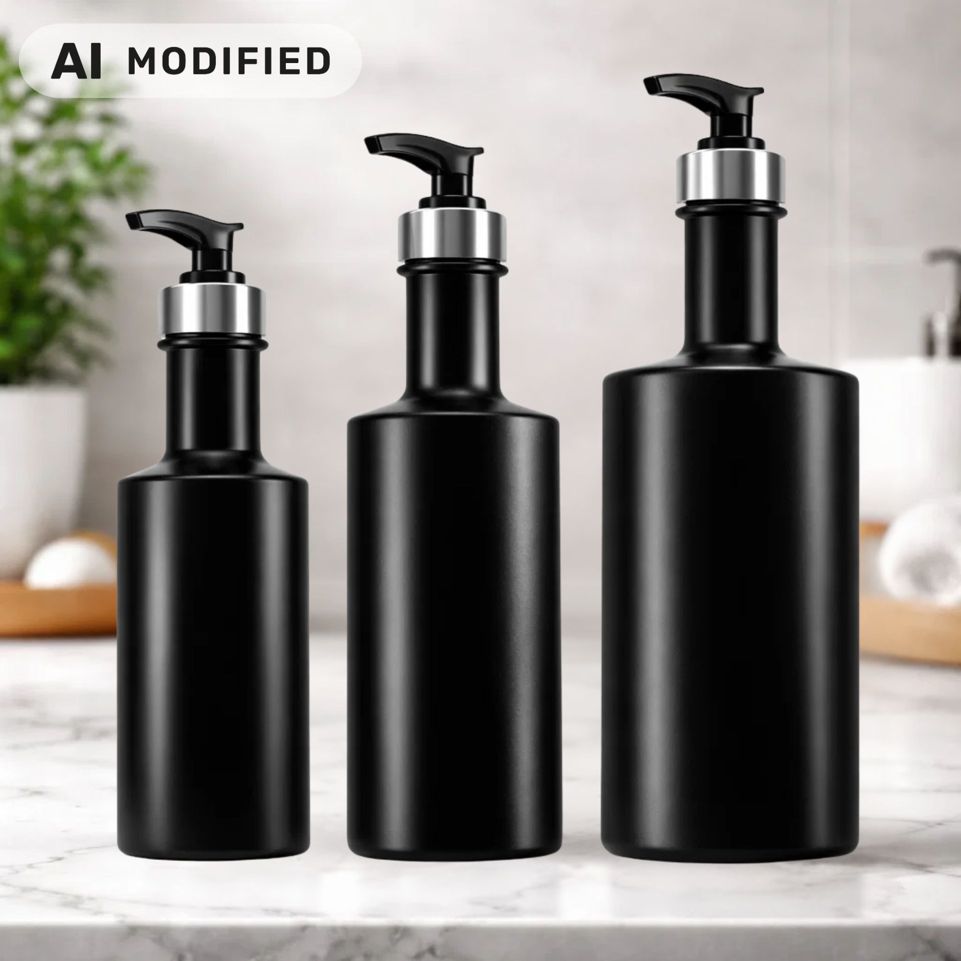 Seifenspender 350 ml mikken ART schwarz
