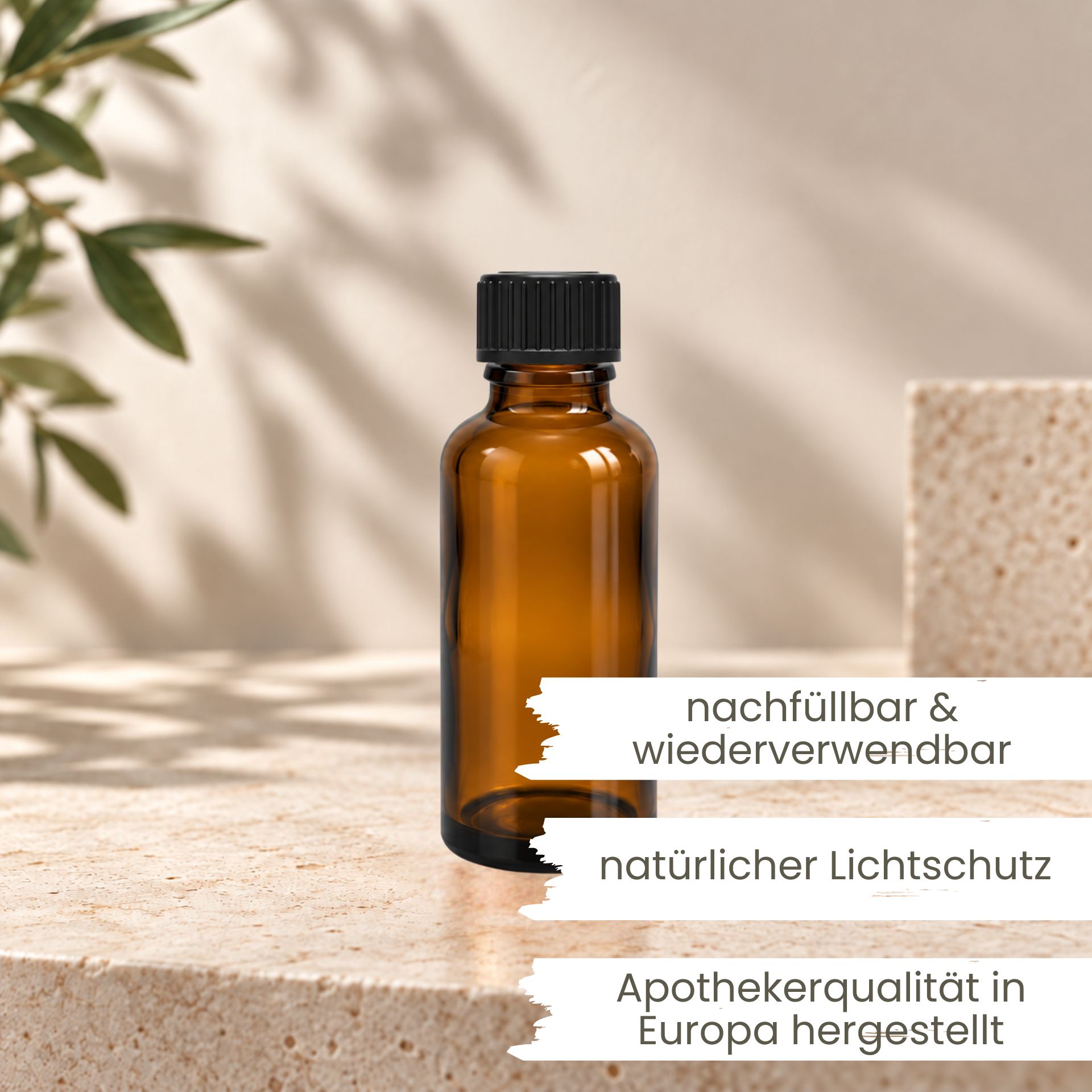 Apothekerflasche   30 ml braun