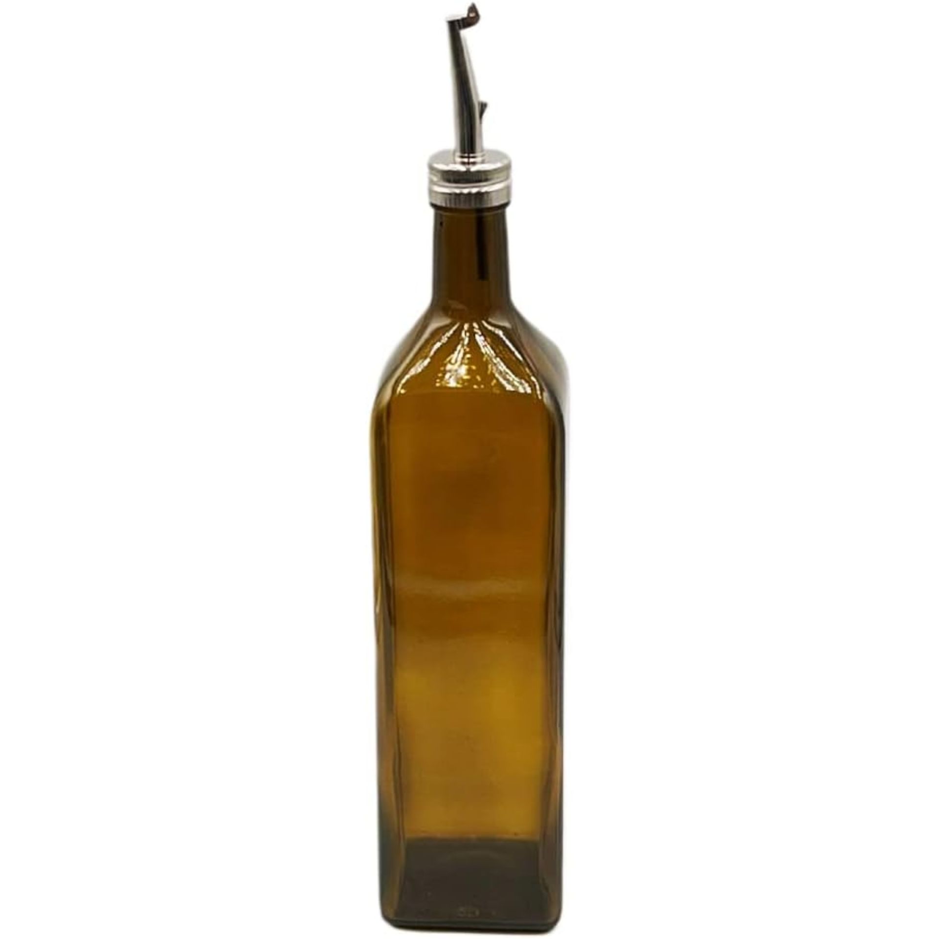 Edelstahl-Trinkflasche mit Verschlussdeckel – Isoliert, Robust, Umweltfreundlich Zylindrischer Trinkbecher aus gebürstetem Edelstahl mit leicht verjüngter Form und glatter Oberfläche, stehend auf weißem Hintergrund.