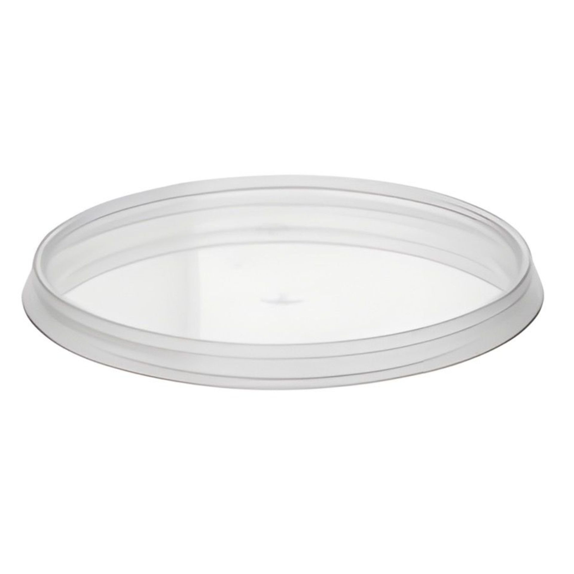 Ersatzdeckel für Kunststoffdosen Transparent Ø 9,4 cm