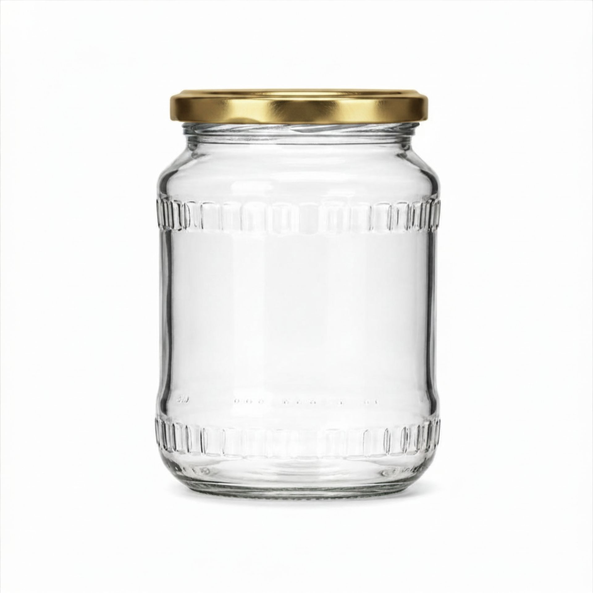 Einmachglas  720 ml Vorratsglas mit Relief