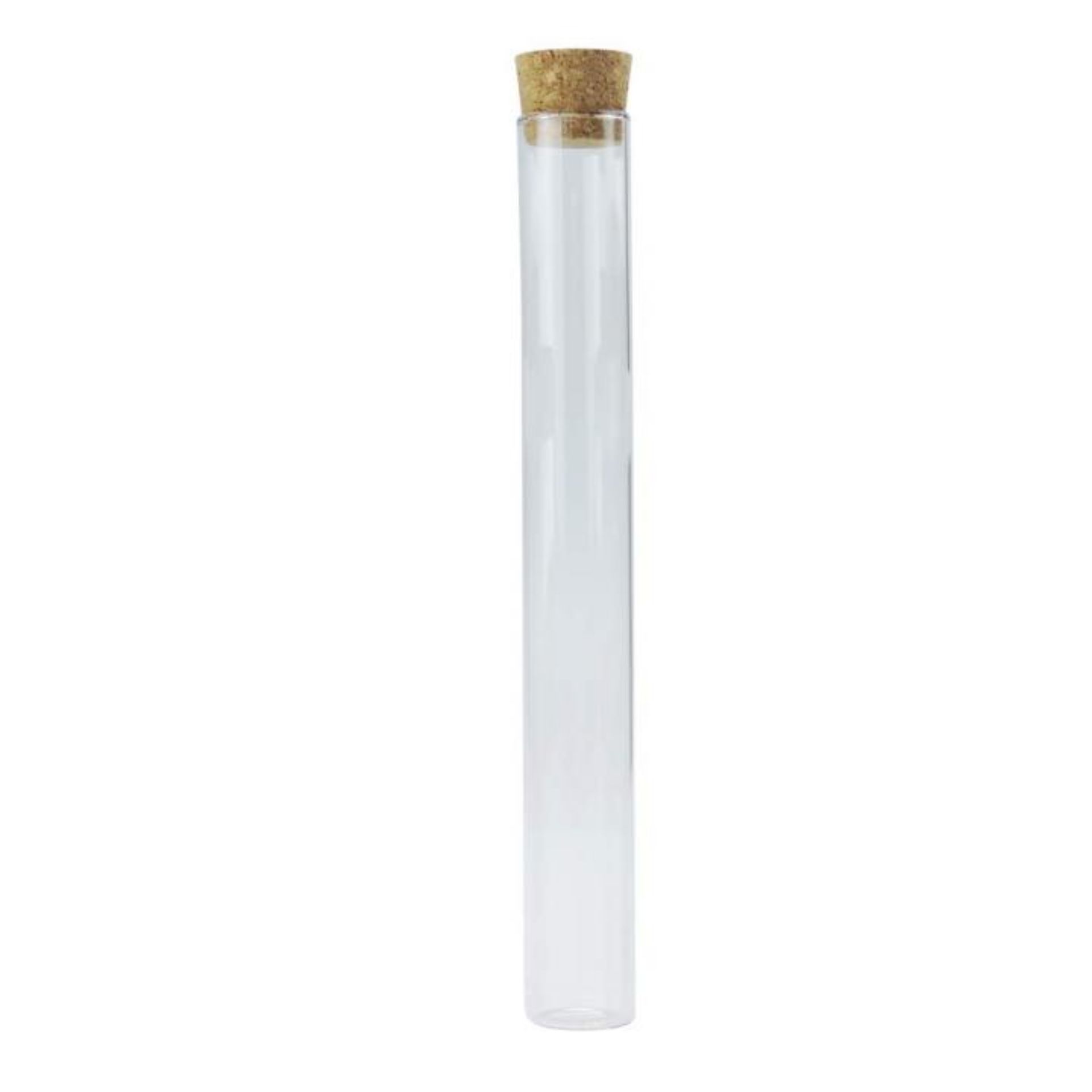 Korkenglas 75 ml Reagenzglas mit Korken - hochwertiges Glas mit natürlichem Verschluss ideal zur Aufbewahrung und Präsentation von Inhalten.