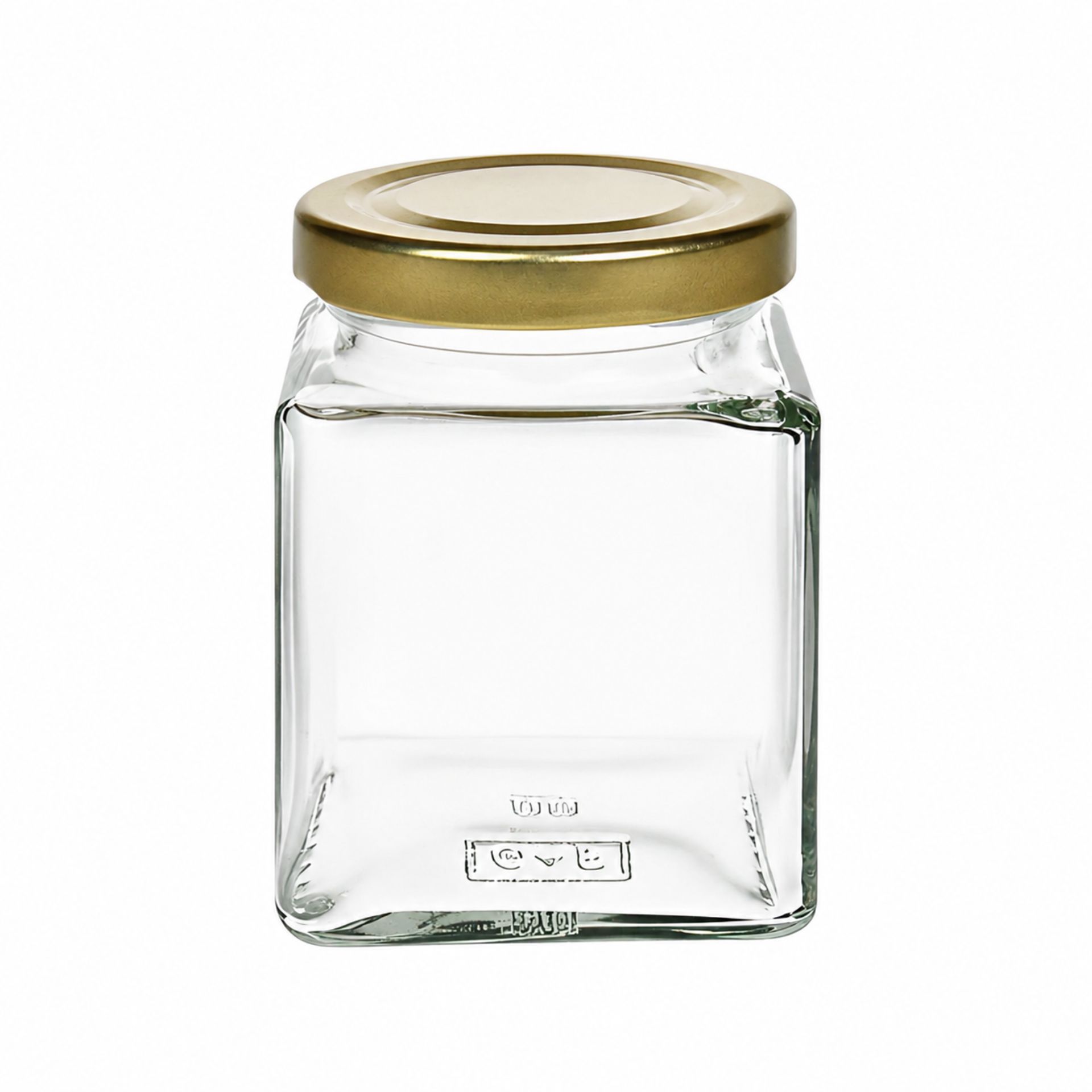 Einmachglas  111 ml Quadratglas