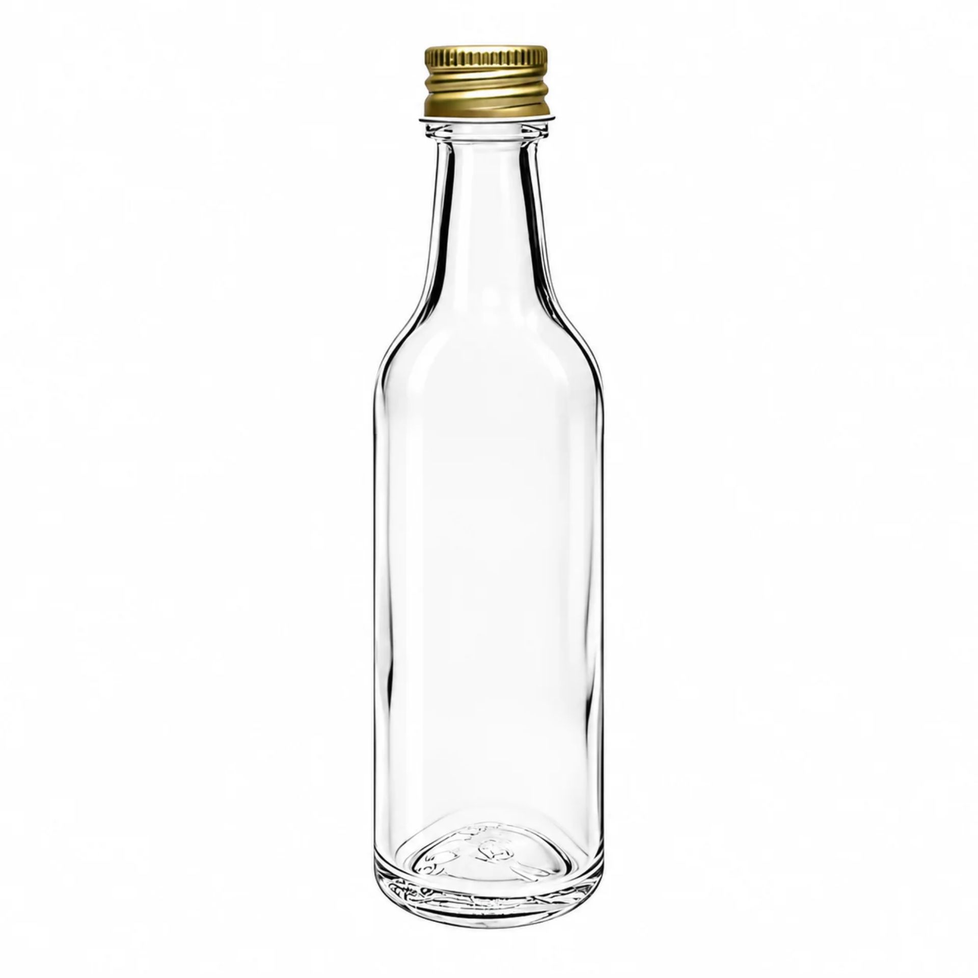 Glasflasche   50 ml Geradhalsflasche
