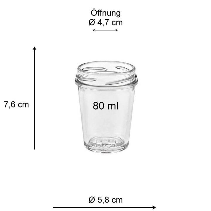 Einmachglas   65 ml Becherglas