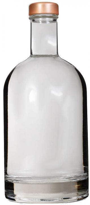 Glasflasche 500 ml mit Schraubverschluss und schwerem Boden Ginflasche Likörflasche kaufen 