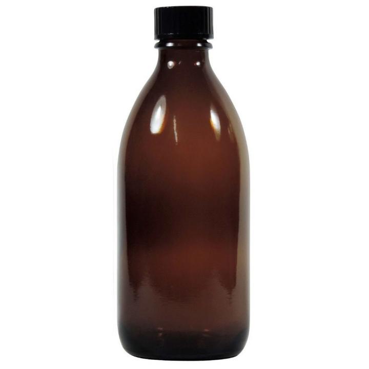 200 ml Enghalsflasche braune Apothekerflasche mit Schraubverschluss 