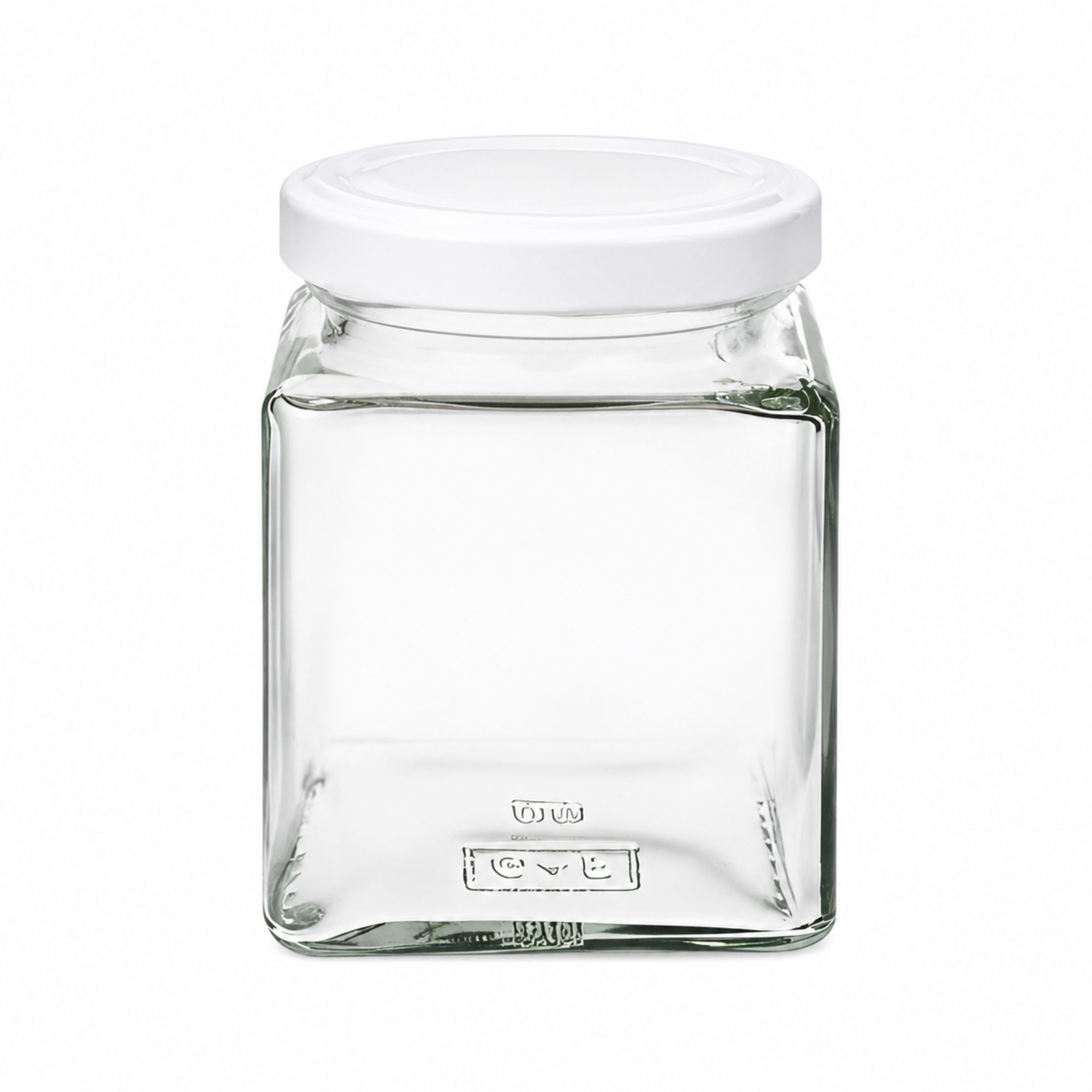 Einmachglas  218 ml Quadratglas