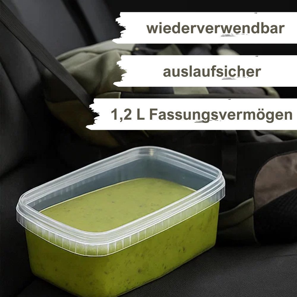Kunststoffdose 1200 ml Frischhaltebox mit Deckel