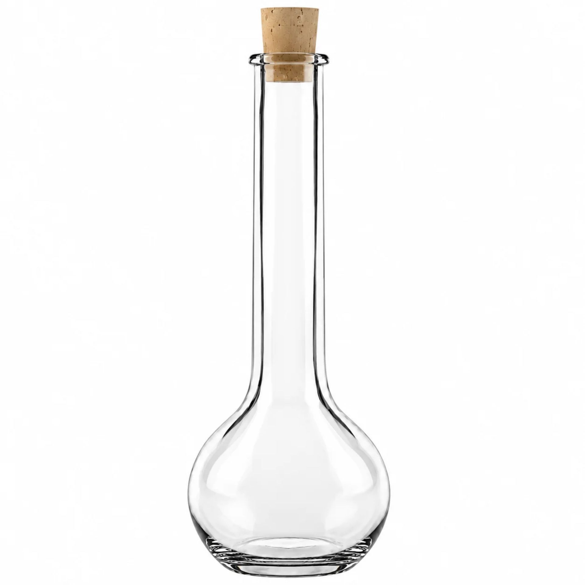 Glasflasche  200 ml Tulipano mit Korken