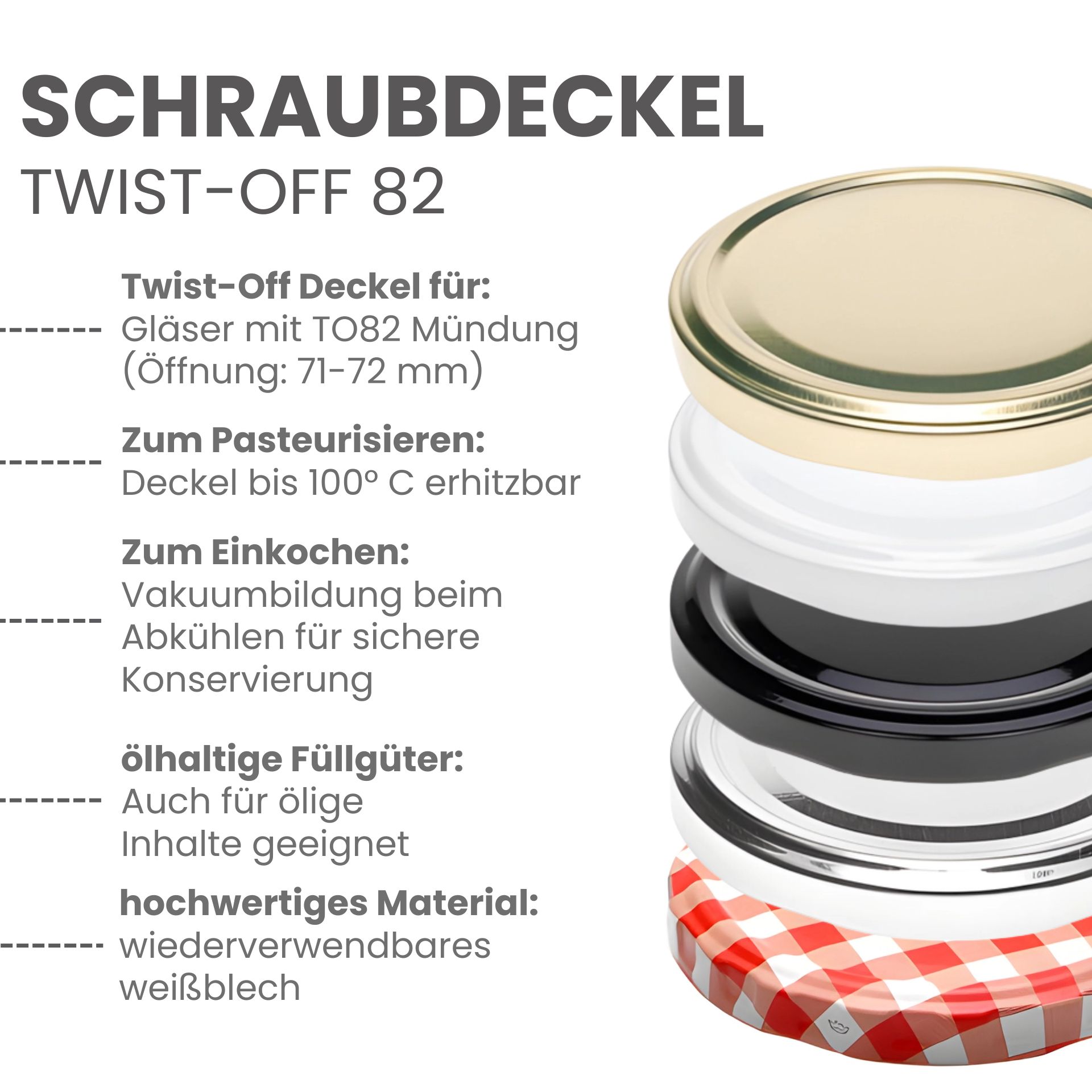 Einmachglas  330 ml  Marmeladenglas