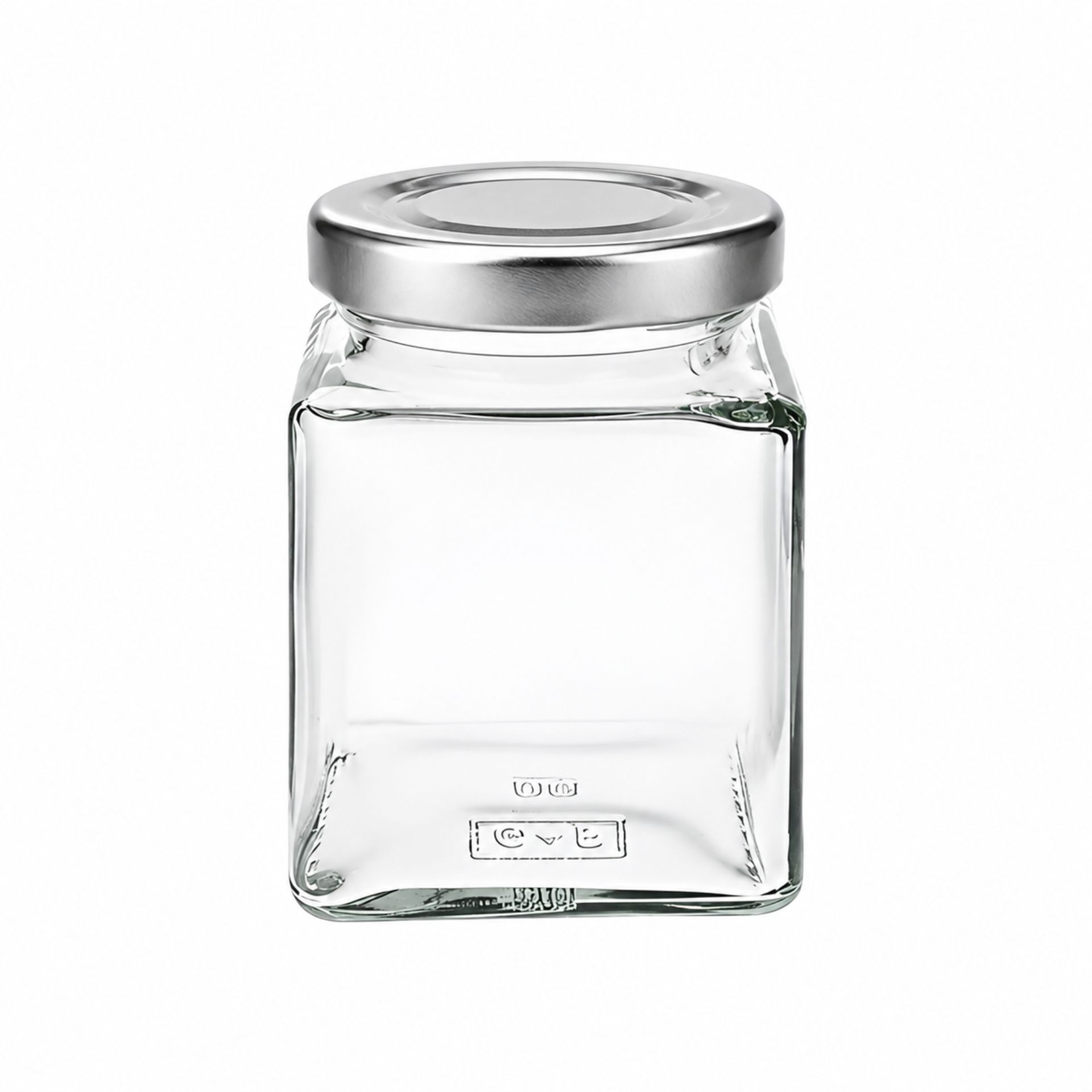 Einmachglas  111 ml Quadratglas