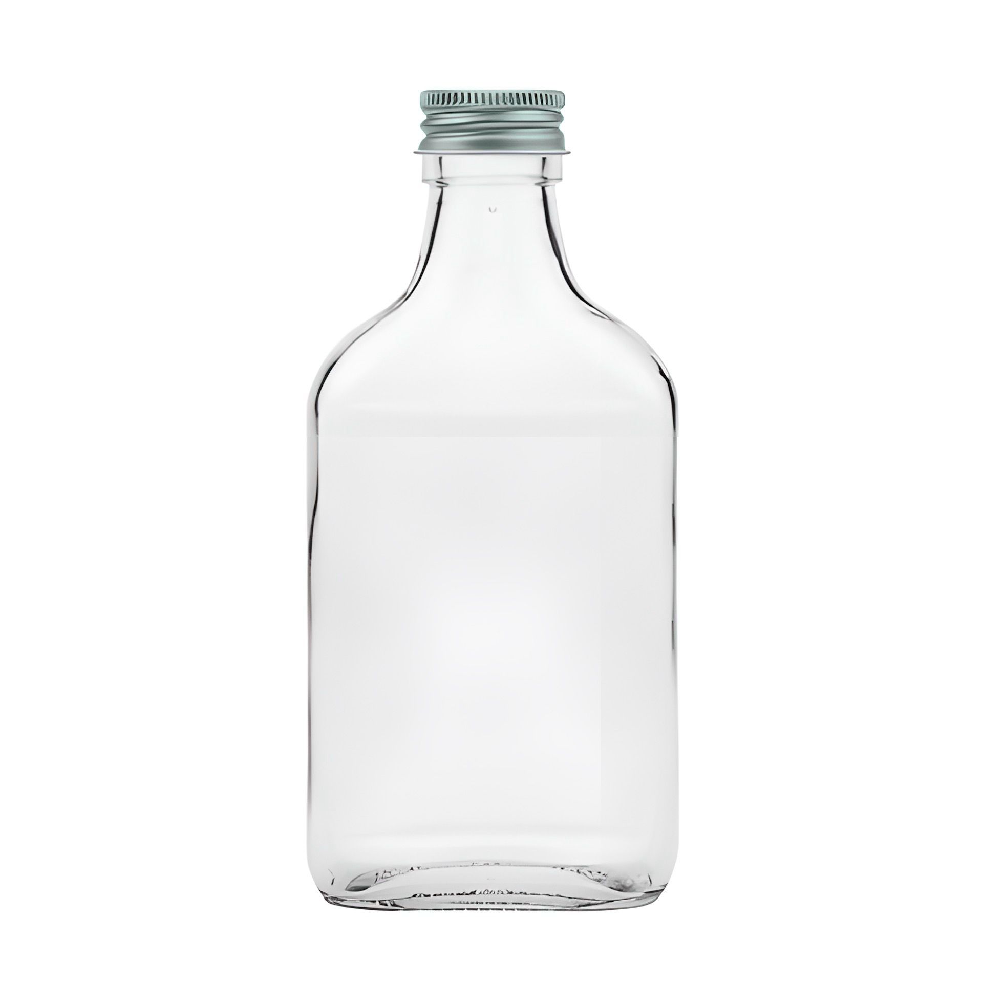 Glasflasche  200 ml Taschenflasche