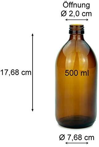 Sprühflasche 1000 ml Glas braun mit Trigger