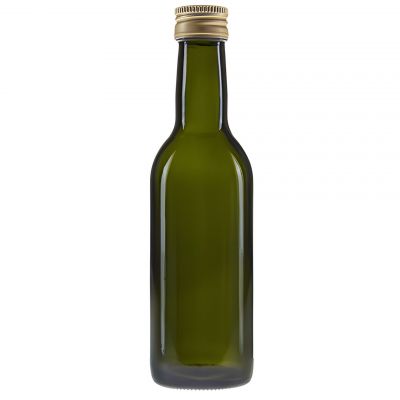 Glasflasche  250 ml Bordeaux Antik Ölflasche